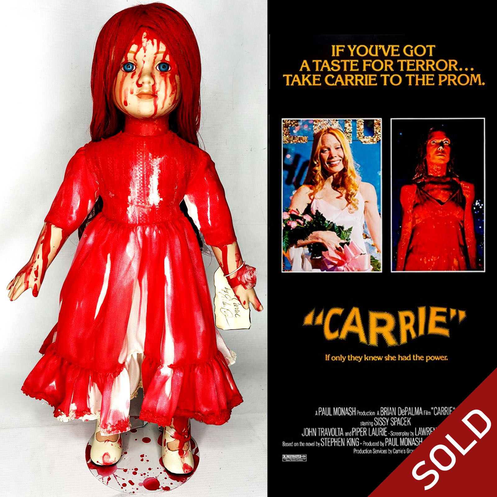 Carrie White Steven King Horror Doll by Erika's Emporium