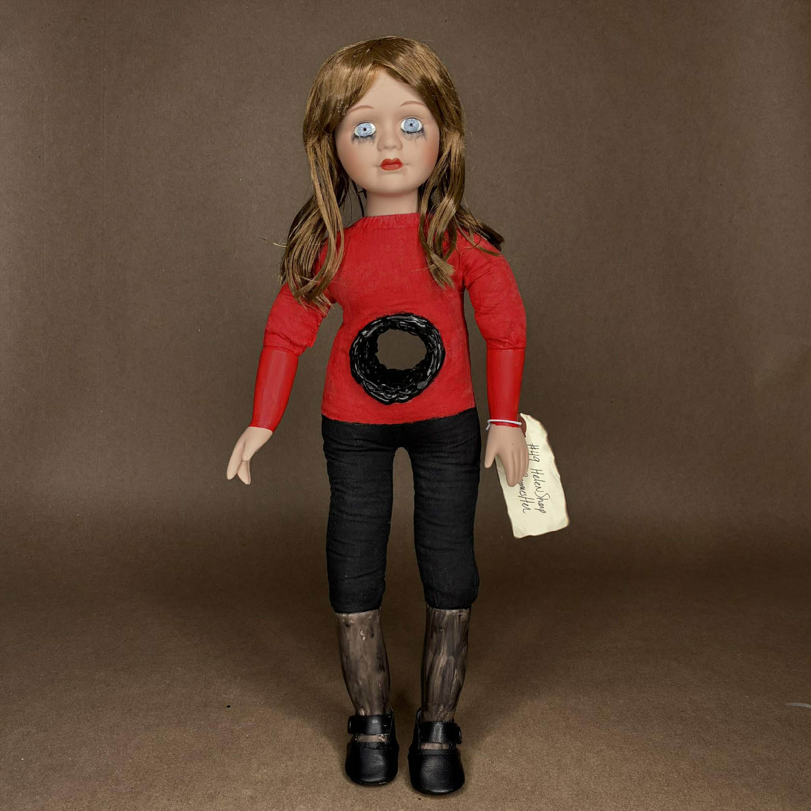 Helen Sharp Death Becomes Her creepy collectible doll by Erika's Emporium