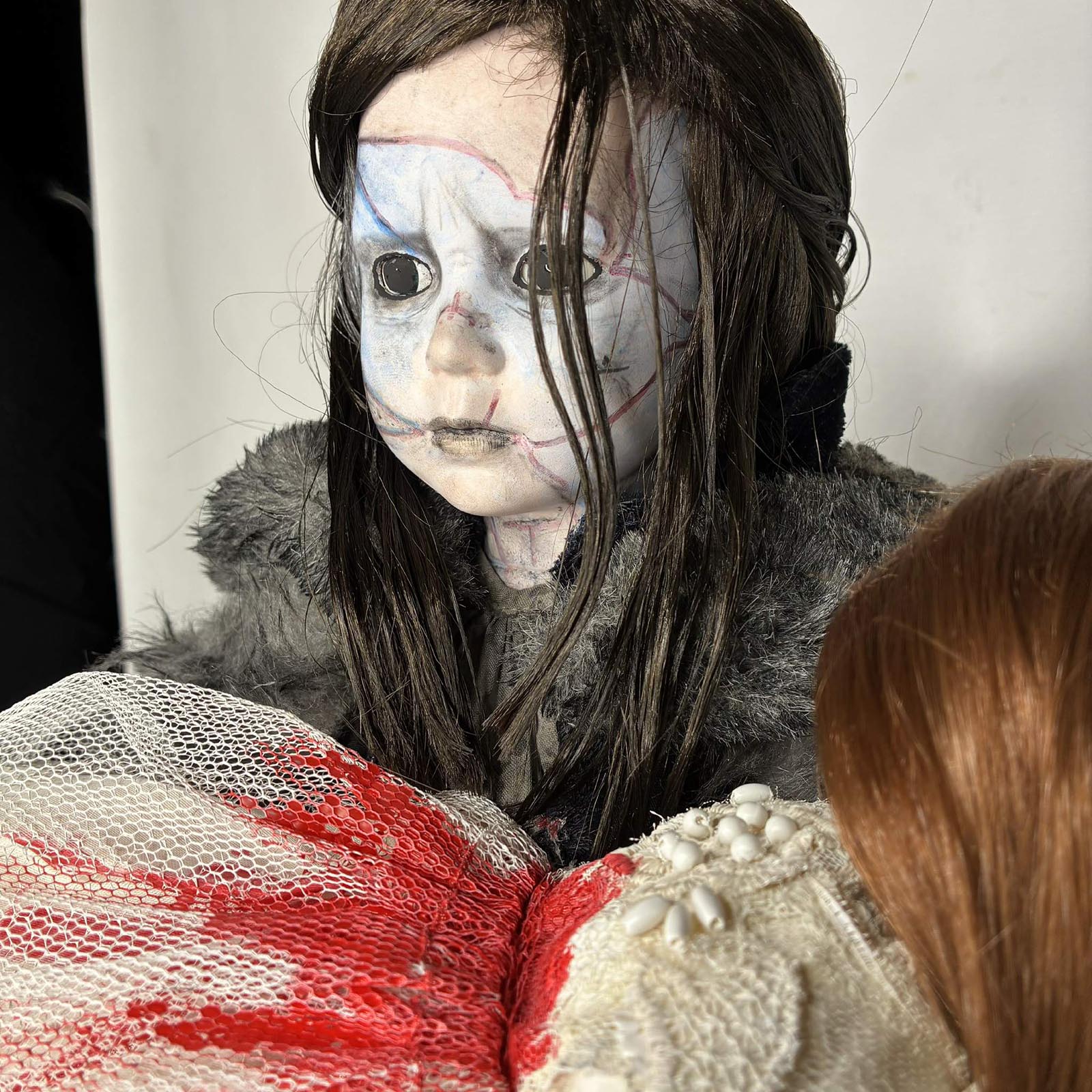 OOAK Creature and Elizabeth Frankenstein collectible doll