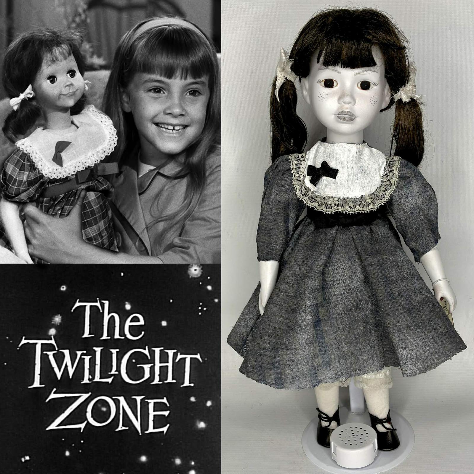 Talky Tina character doll from The Twilight Zone by Erika’s Emporium