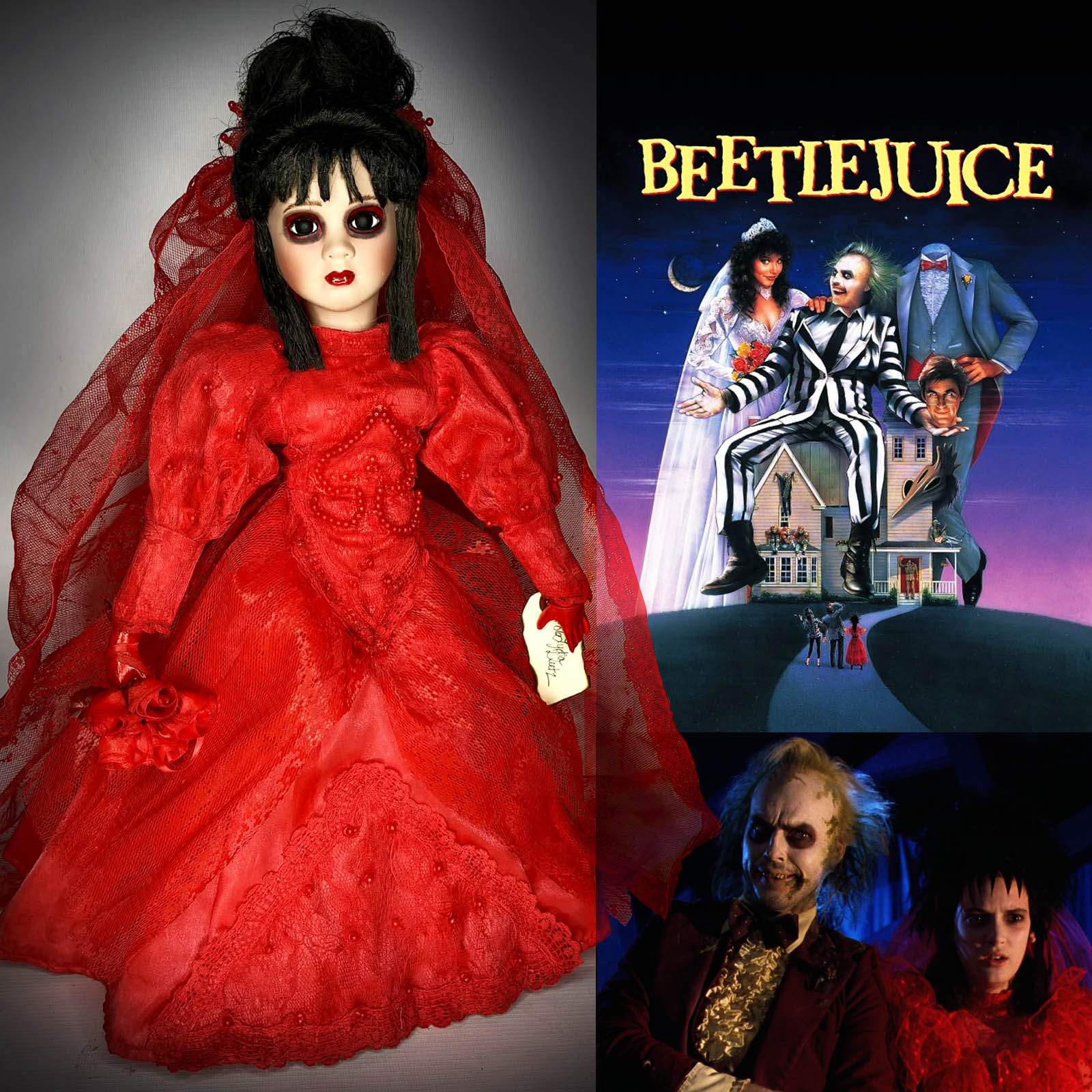 Lydia Deetz Beetlejuice Character Doll by Erika's Emporium