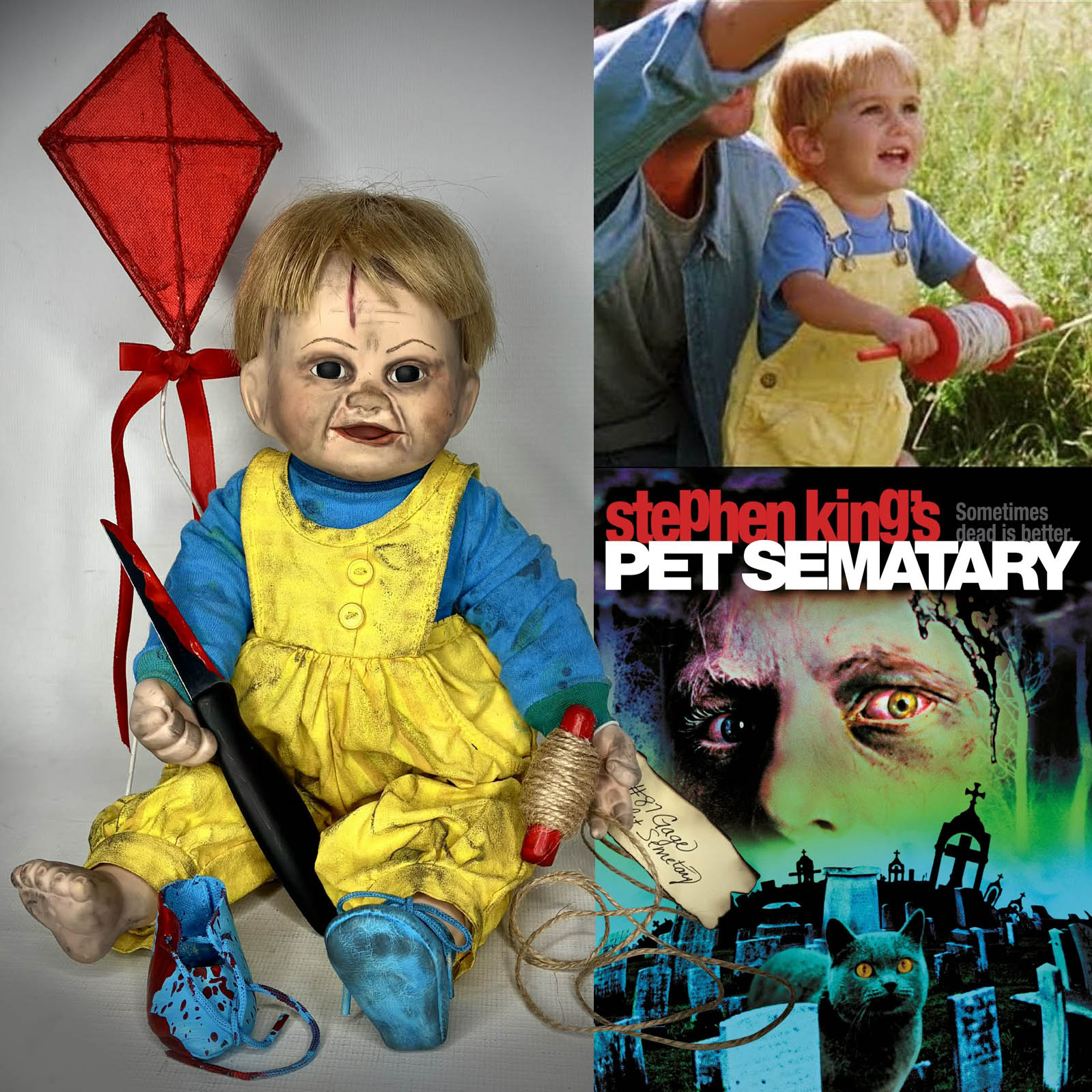 Gage Pet Semetary Stephen King Doll by Erika's Emporium