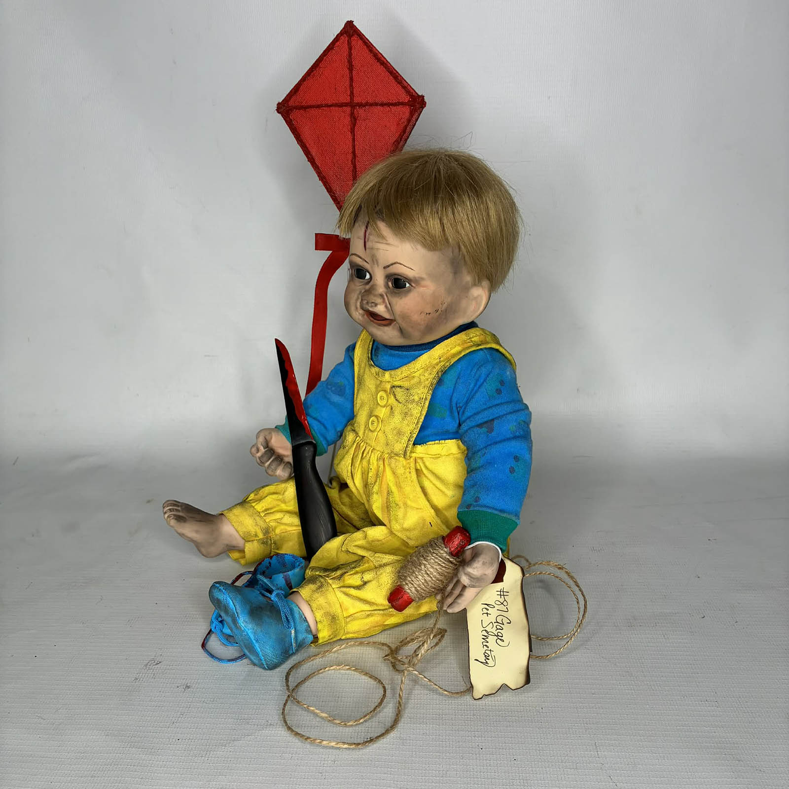Pet Sematary Horror Doll Gage OOAK Handmade Figure