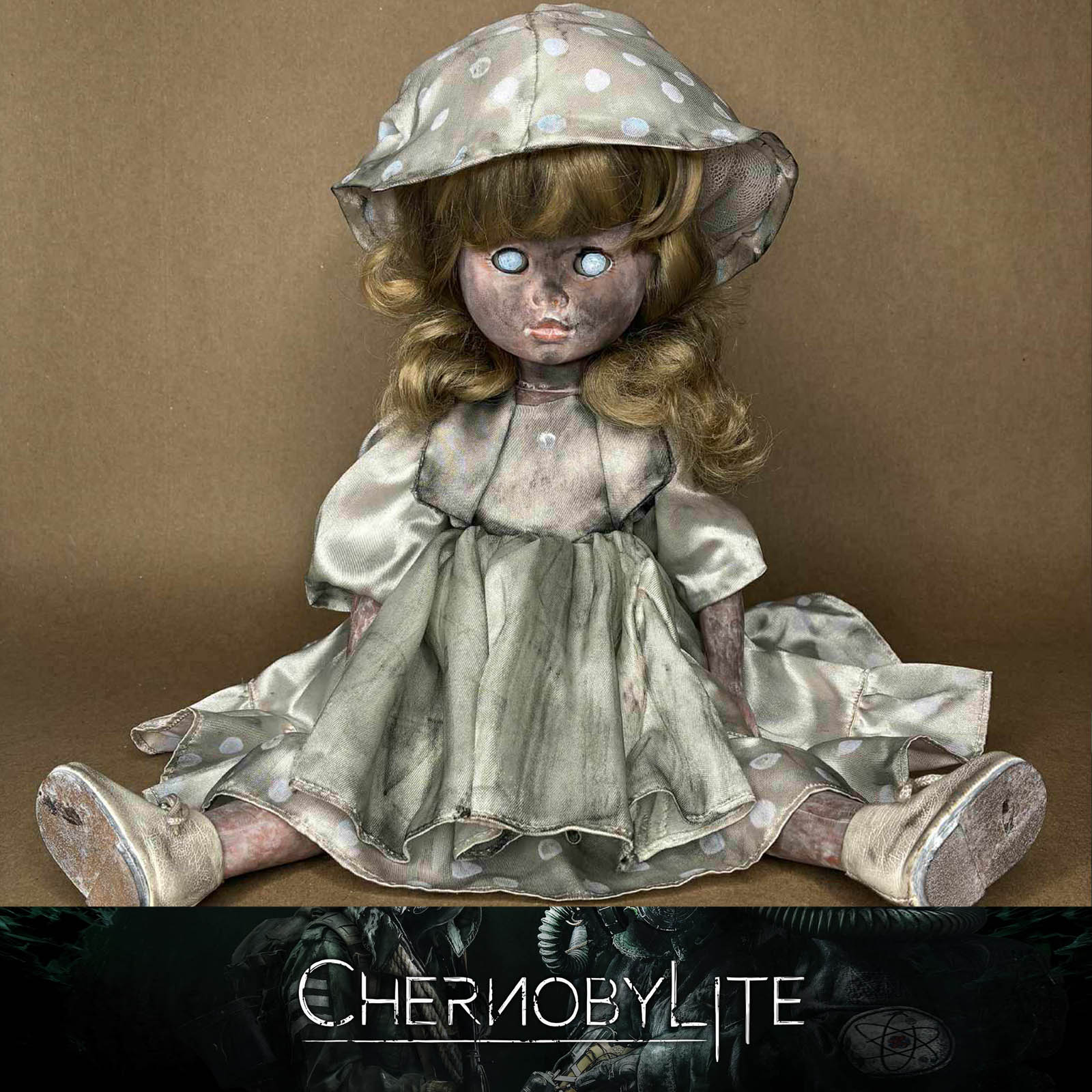 Handmade Alice Chernobylite creepy jumpscare doll by Erikas Emporium