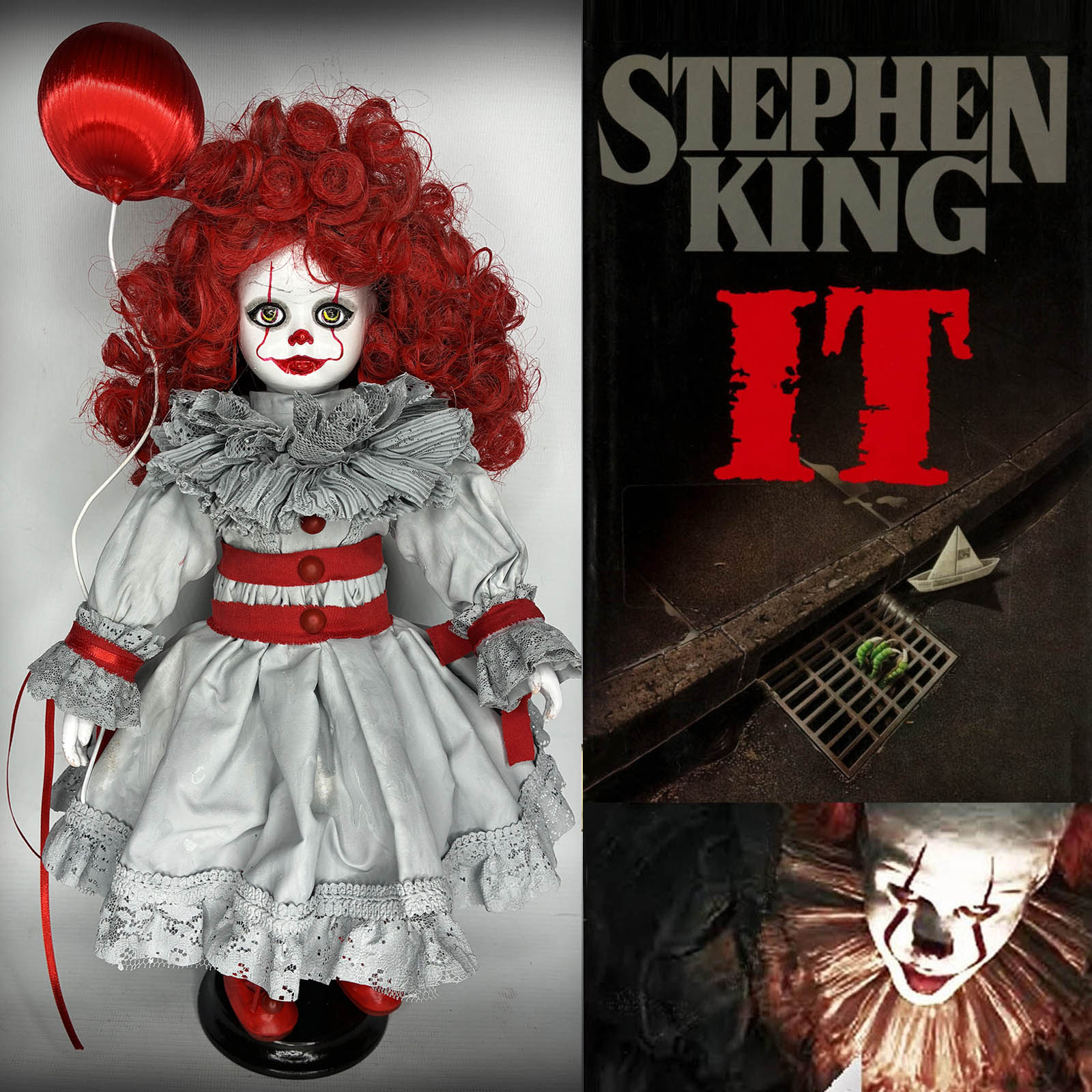 Pennywise IT Commissioned Horror Doll 5th Commission By Erika's Emporium